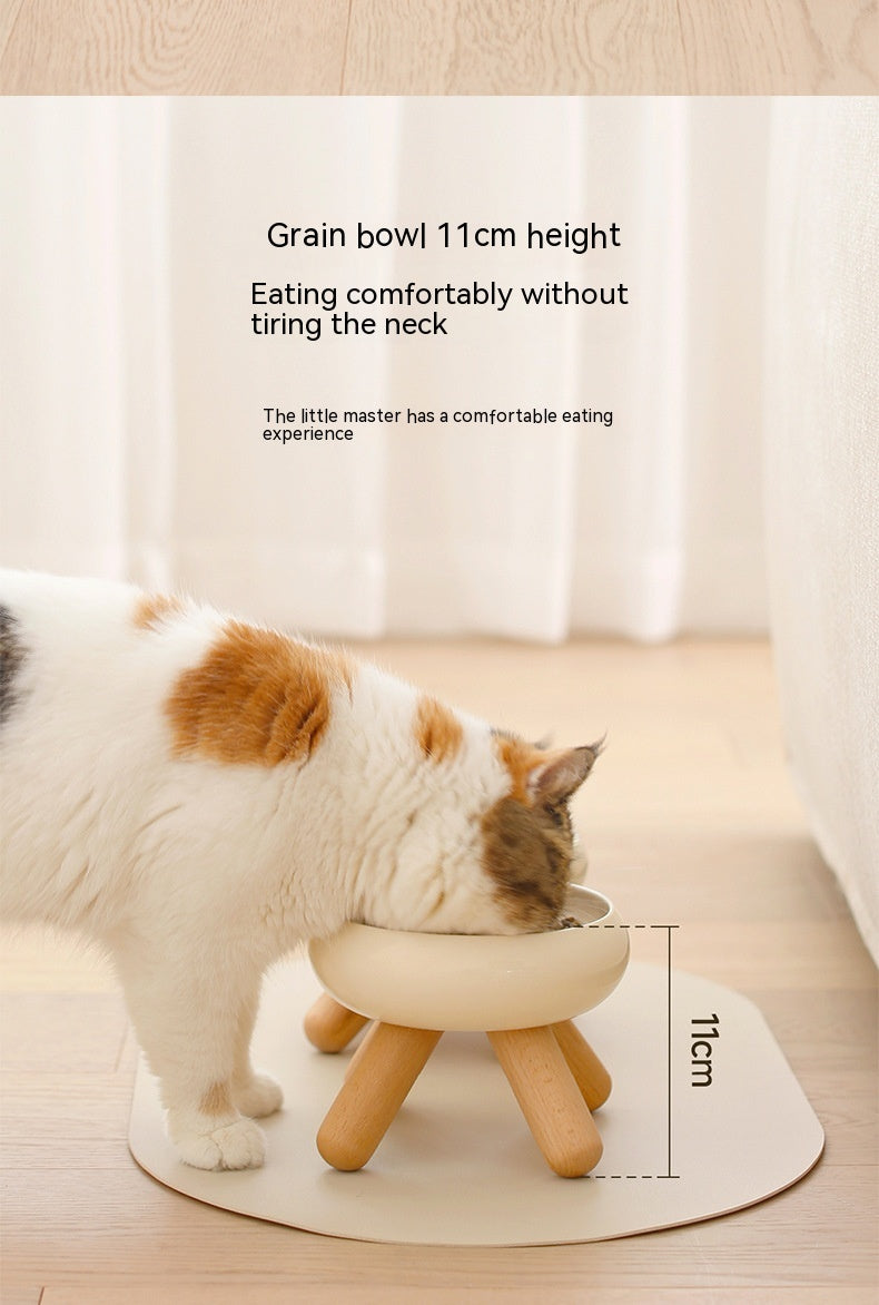Food Water Pet Ceramic Color Feeding Dogs And Cats Supplies Bowl