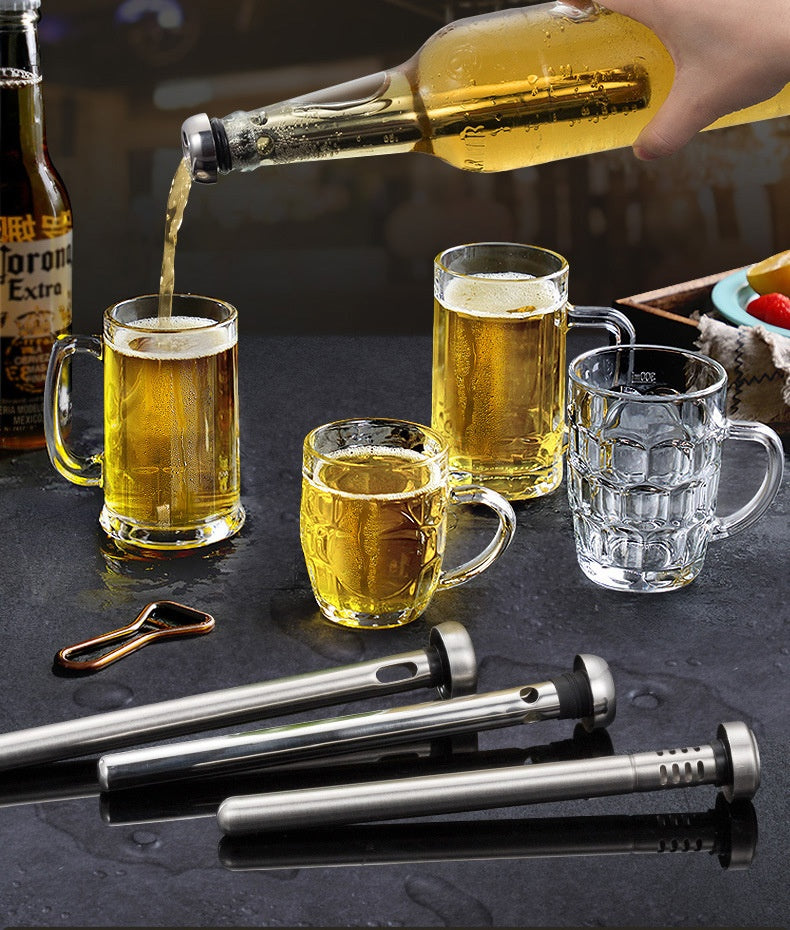 Stainless Steel Wine Chiller Refrigeration Rod Wine Set Cooling Rod