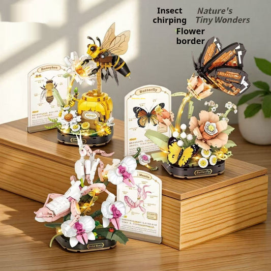 Cute Insect Puzzle Building Blocks, Hot-Selling Adorable Decor Piece