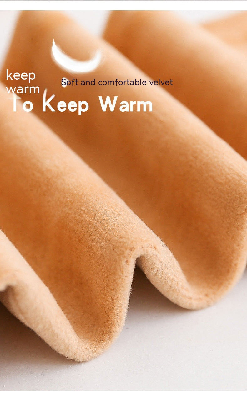 Best Flesh Color Pantyhose Women Fleece-lined Thick Leggings