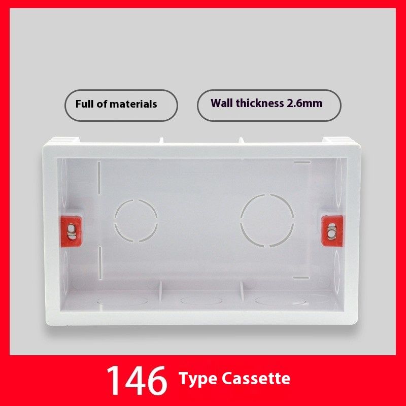 146 Type Concealed Junction Box Accessories