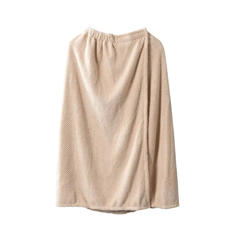 Mens Coral Fleece Bath Robe TowelWearable Style