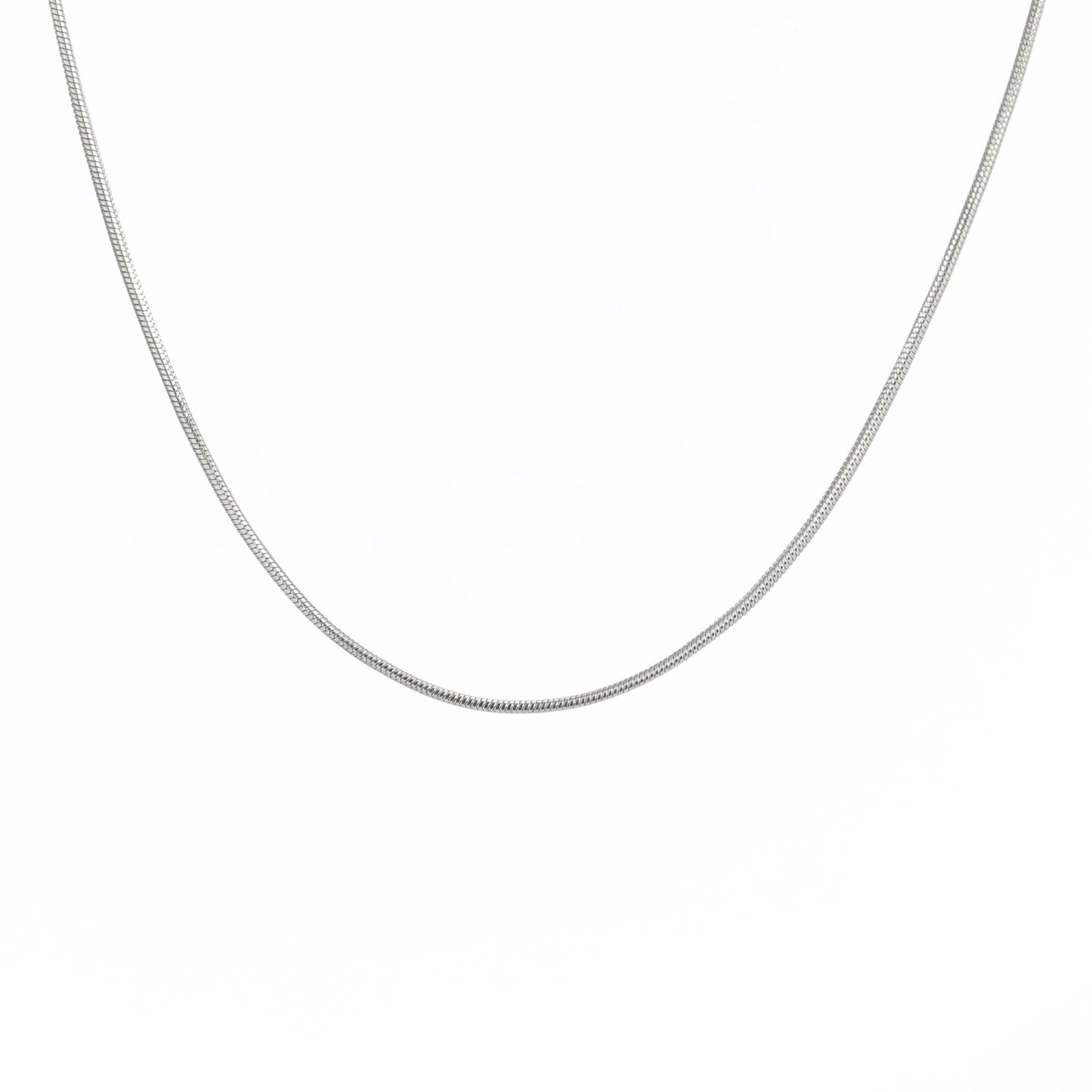 1.2mm Snake Bone Chain Necklace, Korean Style, Couple's Collarbone