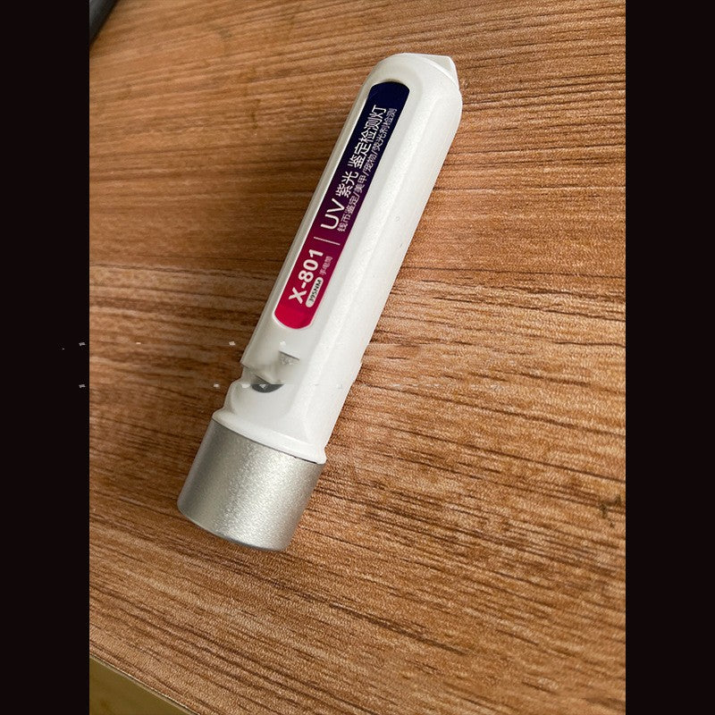 Fluorescent Powder Detection UV Charging Violet Flashlight