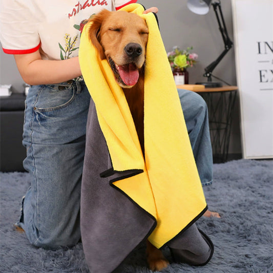 Pet Towel Super Absorbent Quick-Drying Bath Towel For Dogs And Cats Specifically For Golden Retrievers