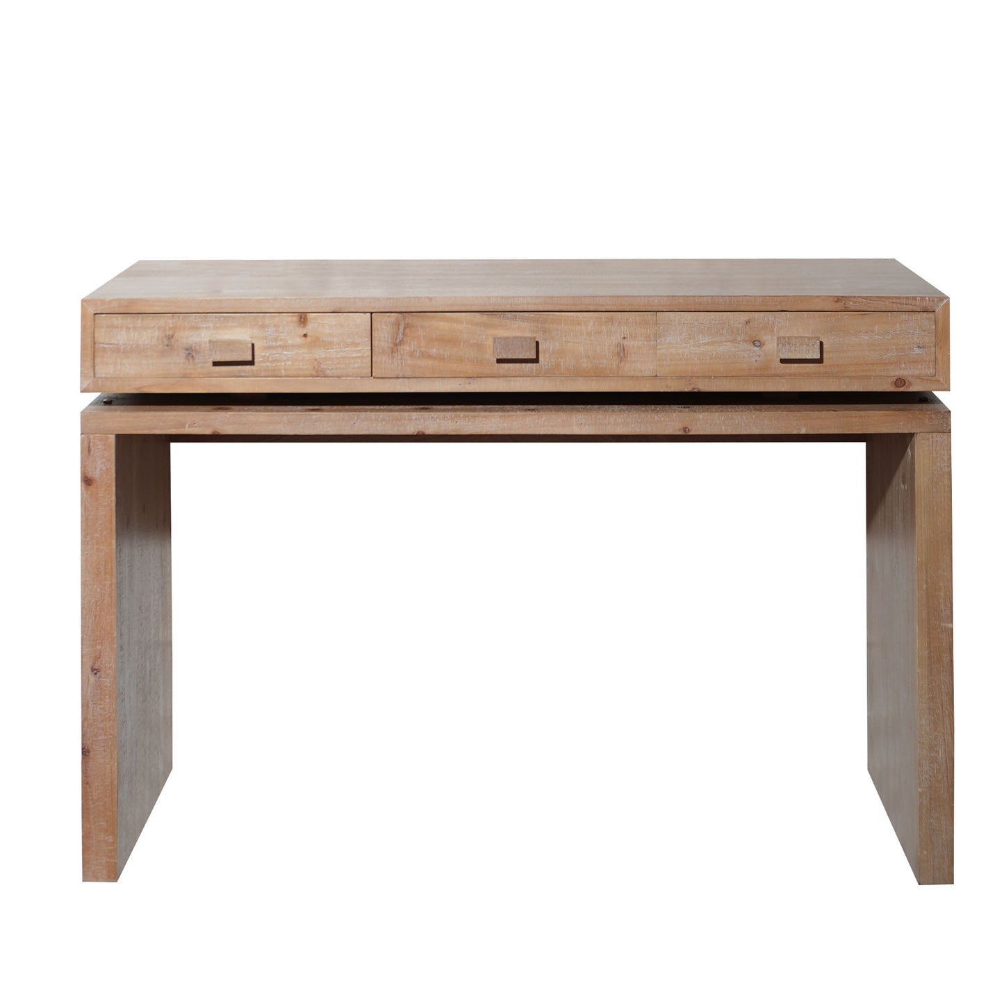 Rustic Wooden Console Table With 3 Drawers, 47in Entryway Table With Drawers, Wood Console Table For Entry Way, Hallway,Foyer, Corridor, Office
