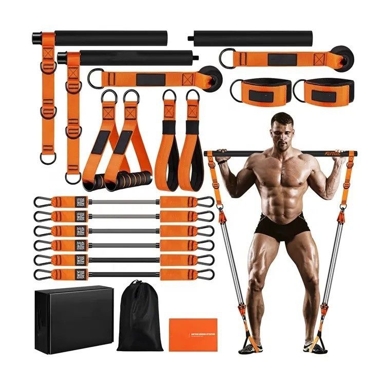 Fitness Pilates Multi-Functional Resistance Band Set
