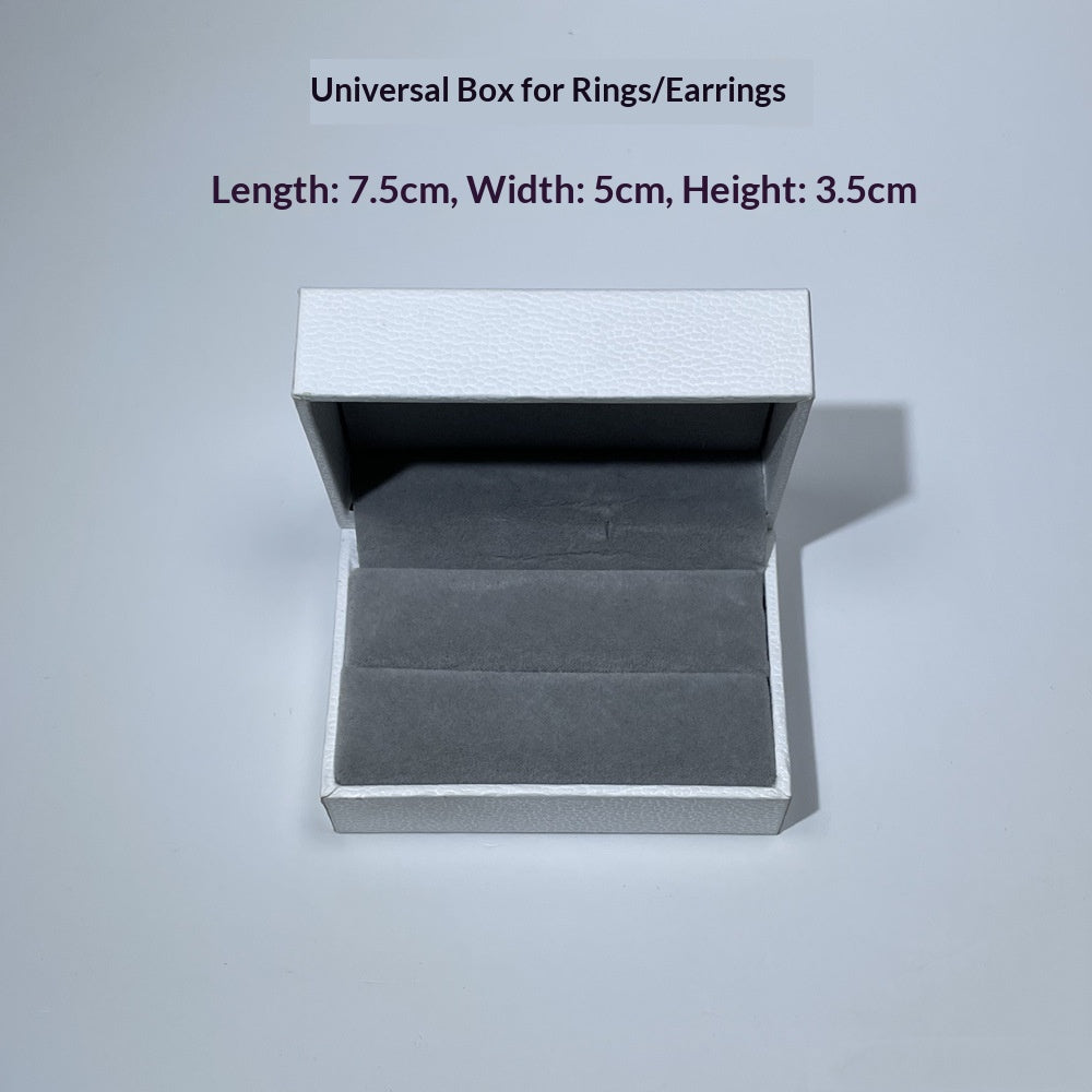 Ring Earring And Necklace Jewelry Packaging Box Portable Gift Box
