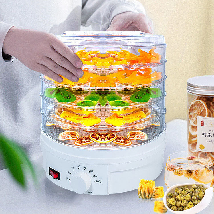 350W Electric Food Dehydrator Fruit Meat Beef Dryer Veg Preserver Machine 5 Tray