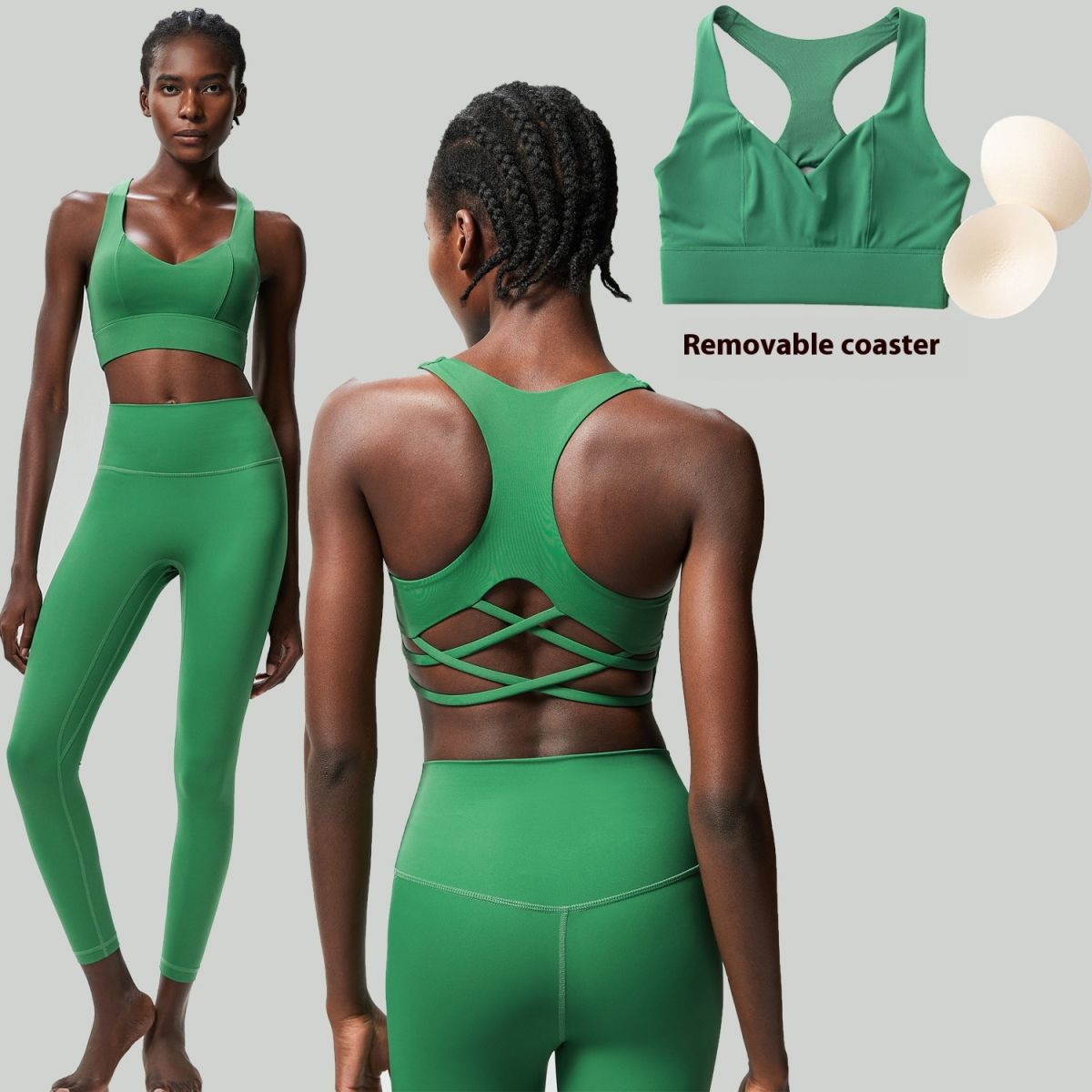 Yoga Clothes Suit Running Sports Nude Feel Quick-drying