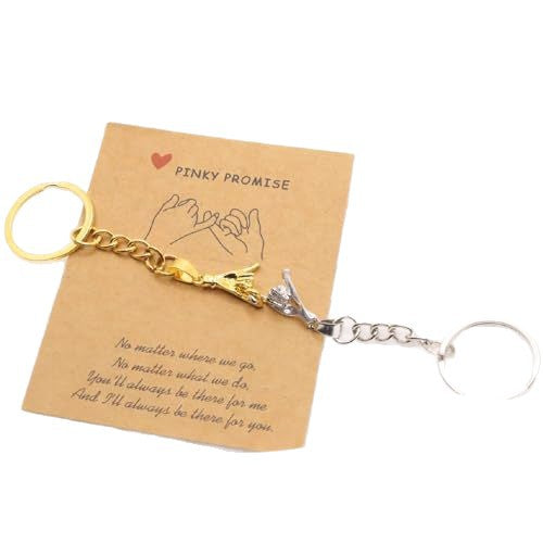 Valentines Day Gift Keychain Hand-in-hand Pendant Keychain