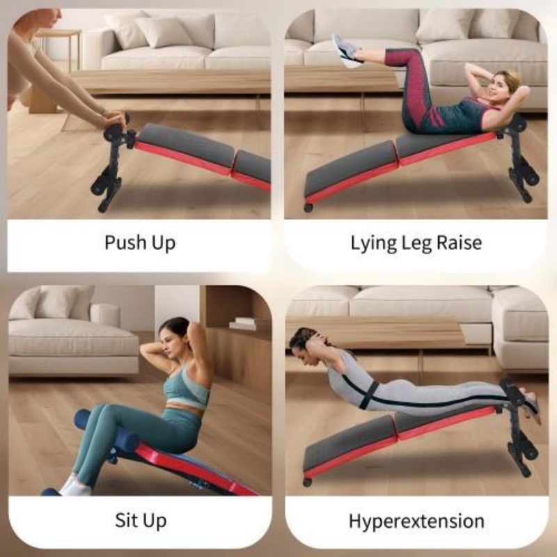 Home Gym Multifunctional Adjustable Strength Training Foldable Sit-up Fitness Bench