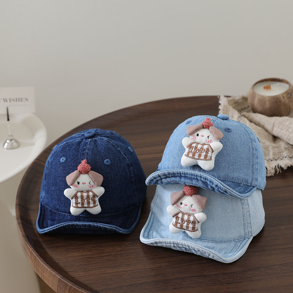 Summer Boy And Girl Cartoon Plush Toy With Soft Top And Cute Style Baseball Cap, Suitable For Daily Commuting And Outdoor Wear.
