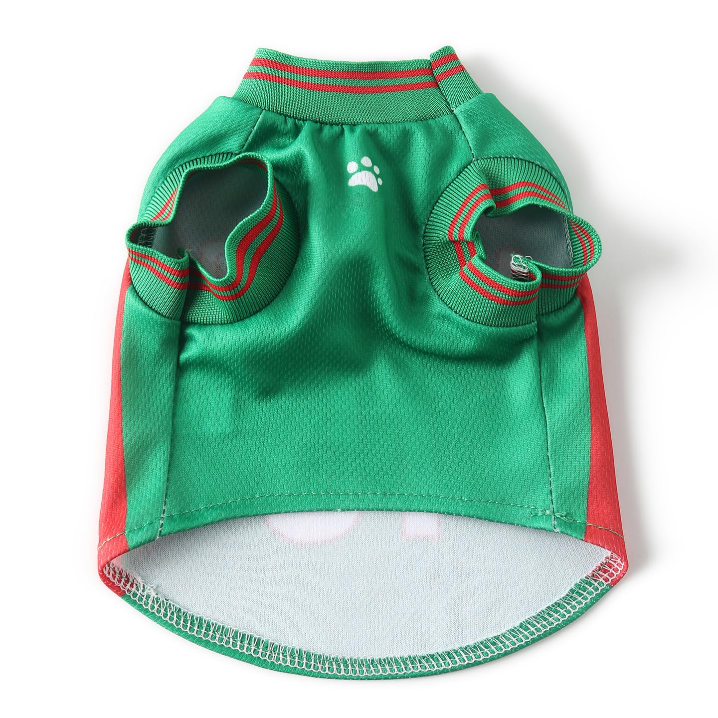 Mexico Pet Dog Jersey Costume, Summer Cooling Mesh Fabric, Soccer Sportswear Team Jersey, Lightweight Football Casual Clothes For Small Dogs