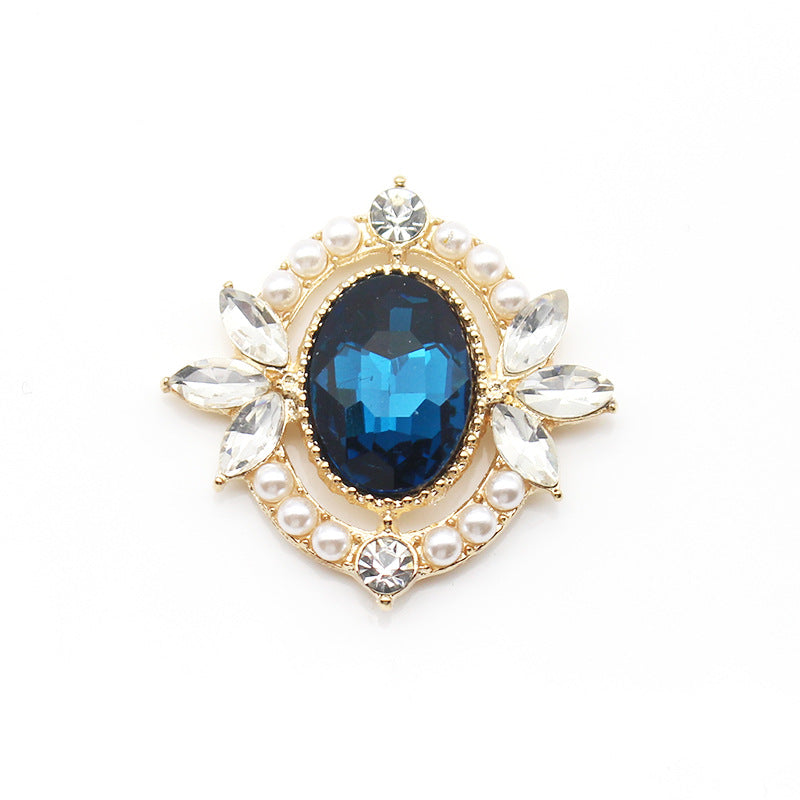 Glass Openwork Rhinestone Jewelry For Headwear And Bag Accessories