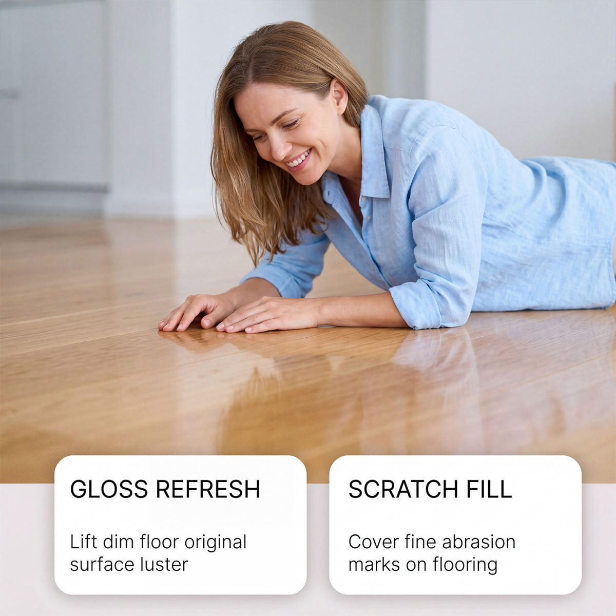 JAKEHOE Floor Care Agent - Repairs Home Cracks And Gaps, Waterproofing, Sealing, Stain Resistance, And Daily Maintenance.