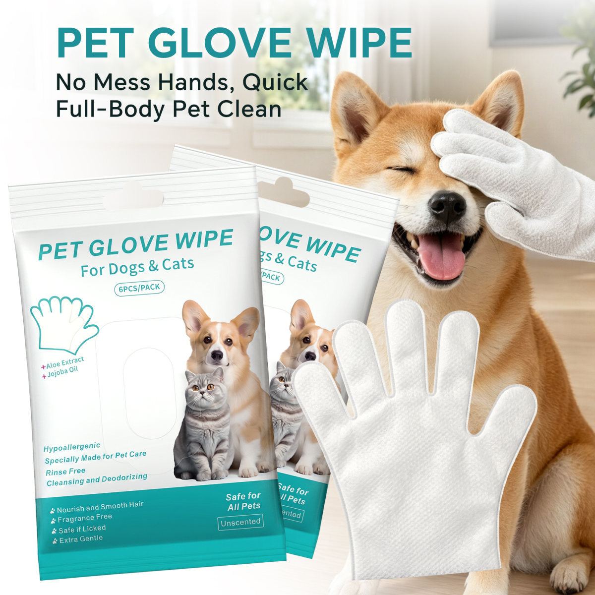 Only Self Pickup---Pet Cleaning Set - 6-piece Pack