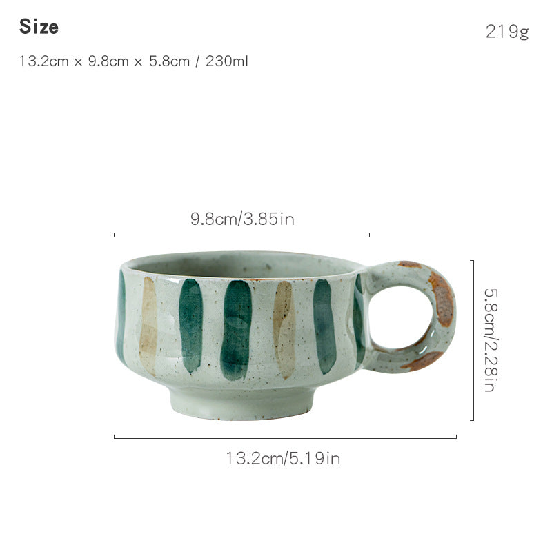 Hand-painted Ceramic Cup For Home And Office