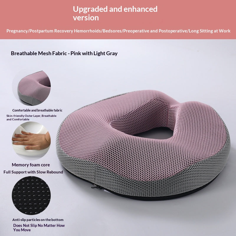 Office Seat Cushion Long-lasting Comfort For Extended Sitting, Breathable Summer Chair Butt Pad