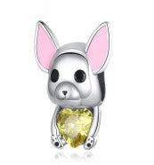 Silver-plated DIY Motherly Love Auspicious Elephant Bead Bracelet Accessories