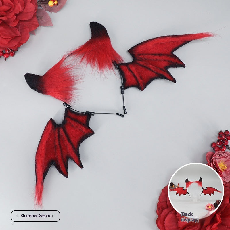 Halloween Cos Performance Accessories Bat Animal Ears Headband