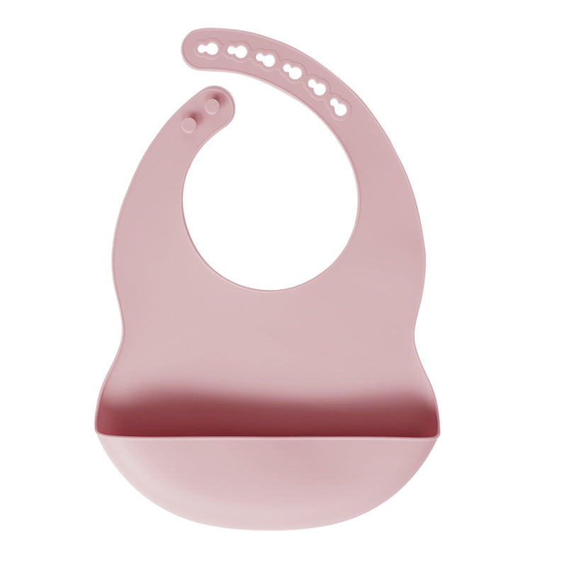 Silicone Bib Baby Feeding Bib Waterproof Food-grade