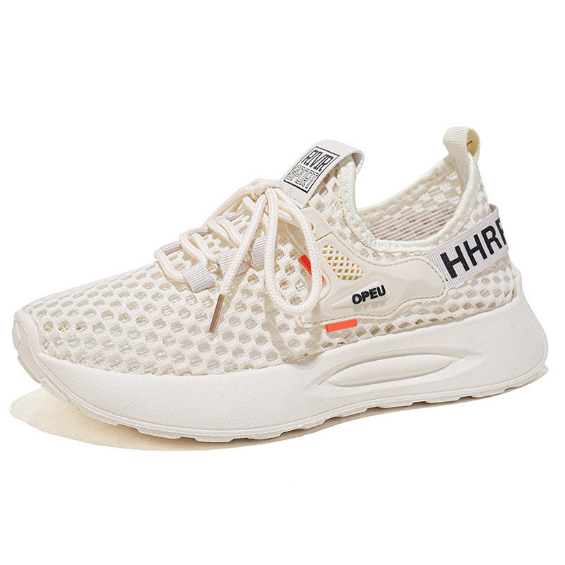 Korean-style Versatile Thick-soled Flyknit Sporty Casual Trendy Dad Shoes