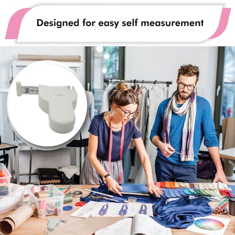 1 Automatic Y-shaped 3D Body Measurement Ruler, Soft Faux Leather Ruler With Locking Device And Ergonomic Grip, Portable Centimeter Unit, Suitable For Waist-body Measurement, Fitness, Tailoring