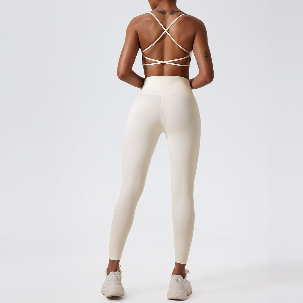 Nude Feel Yoga Suit Beauty Back Breathable Underwear Tight And Quick-drying