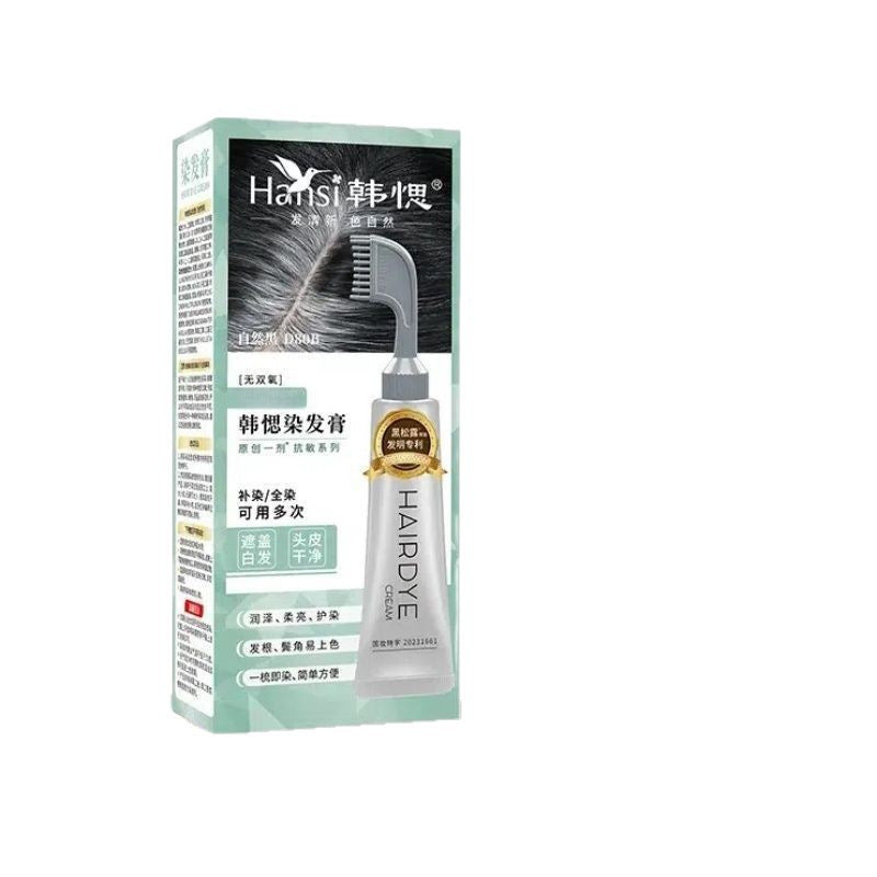 Household Plant-based Hair Dye Touch-up Comb