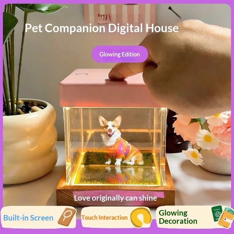 Pet Holographic Projection Box Cat Dog Souvenir Pet 3D Projector