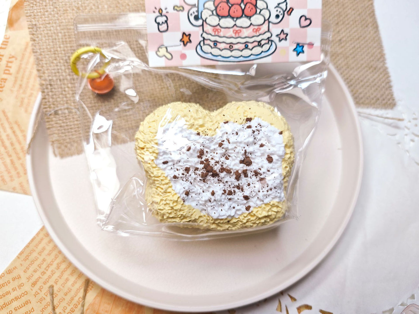 Chocolate Cream Shaped Three Layer Food Grade Silicone Not Made Of TPR