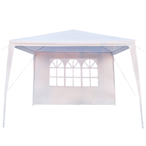 3X3m 4 Sided, Two Doors Spiral Tube Cooling Shed White