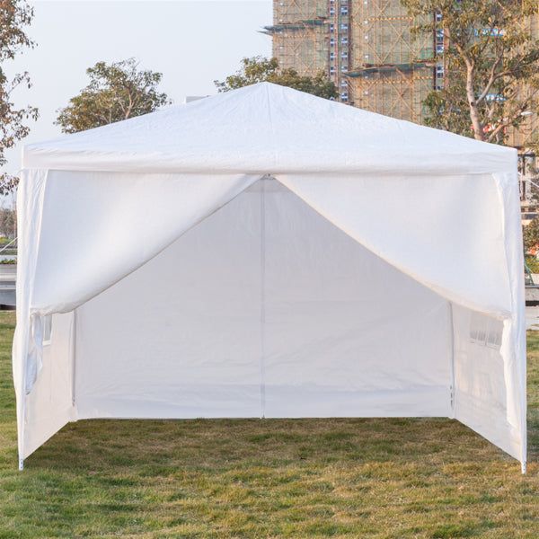 3X3m 4 Sided, Two Doors Spiral Tube Cooling Shed White