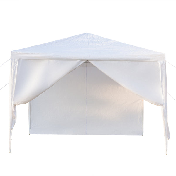 3X3m 4 Sided, Two Doors Spiral Tube Cooling Shed White
