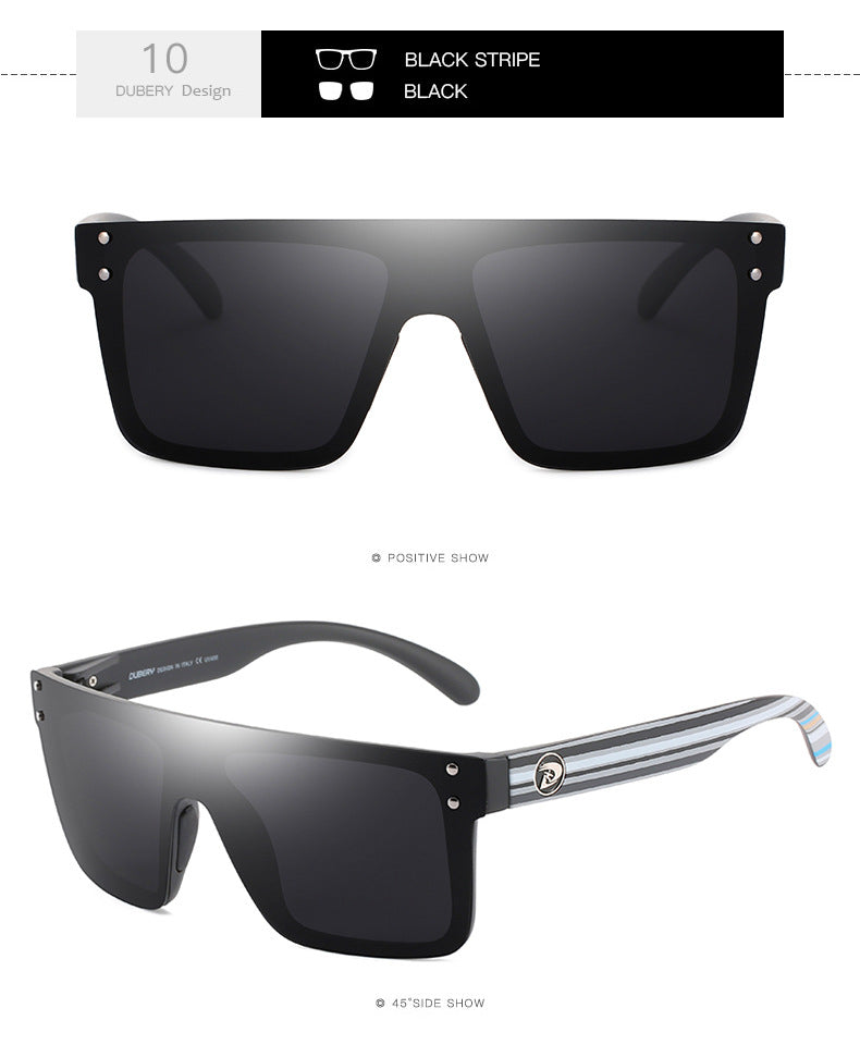 DUBERY New One-Piece Oversized Sunglasses