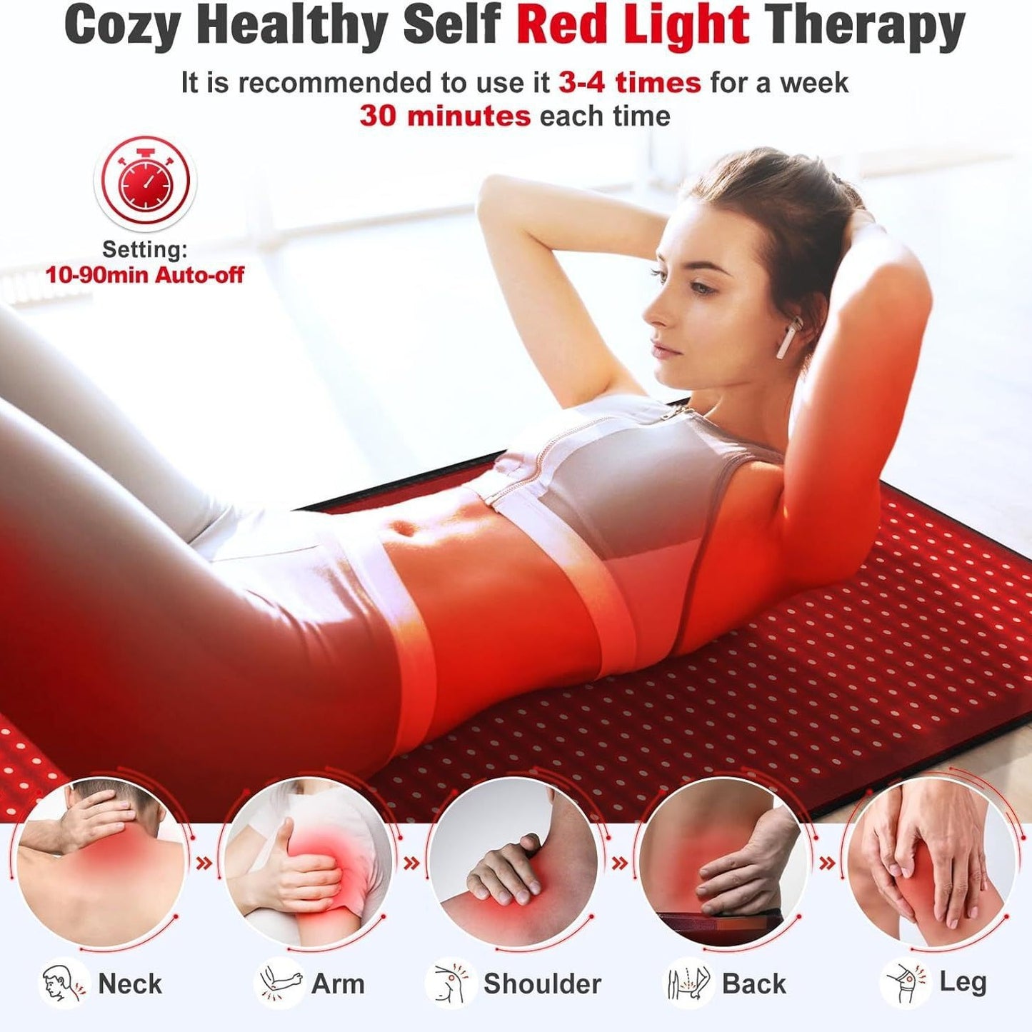 Red Light Therapy Sleeping Bag Near-Infrared Whole-Body Phototherapy