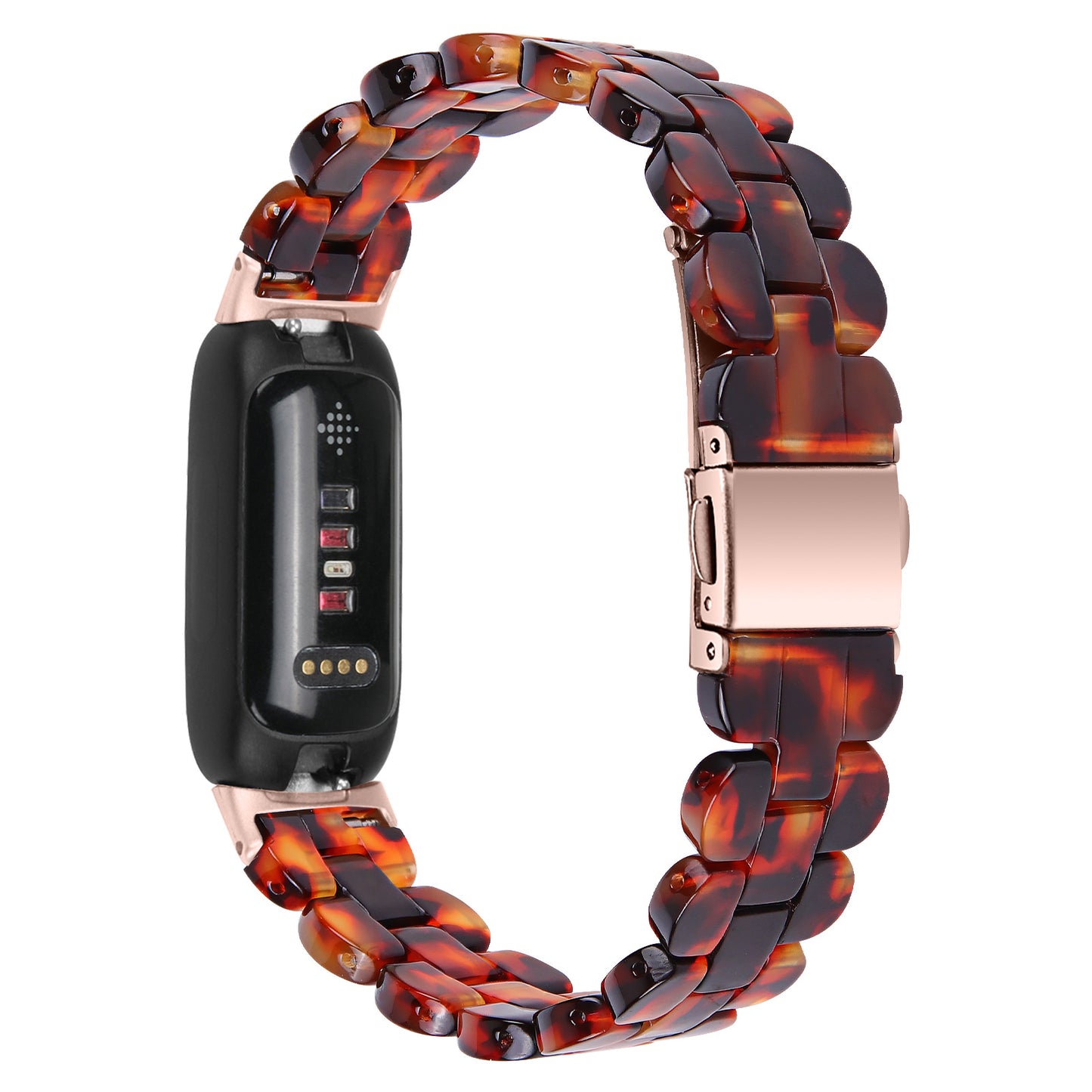 Fashion Personality Oval Resin Smart Flower Strap