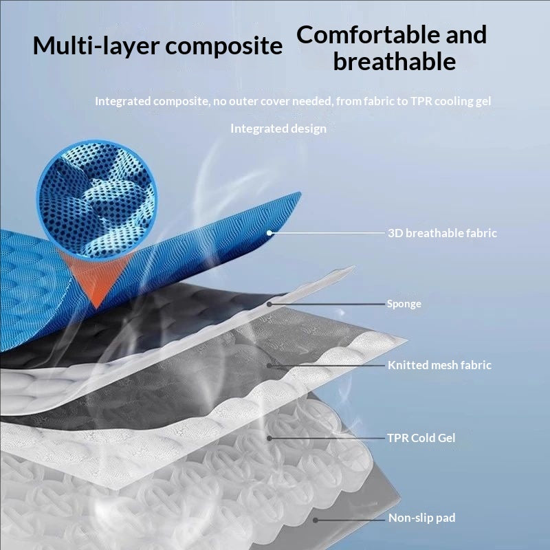 Ice-silk Breathable Car Interior Cooling Seat Pad