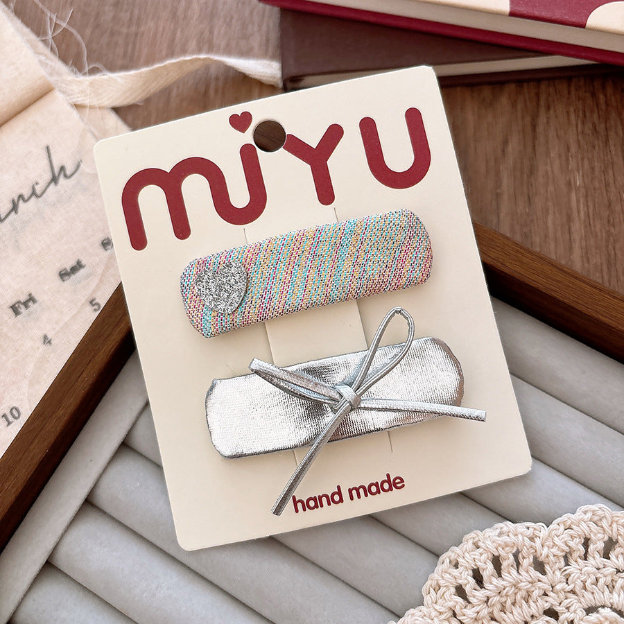 Versatile Childrens Hair Clip Made Of Leather