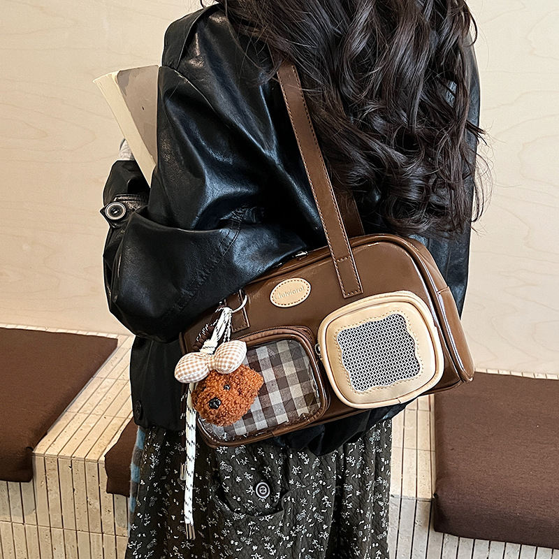 High-Capacity Versatile Korean-Style Ribbon Shoulder Bag For Women