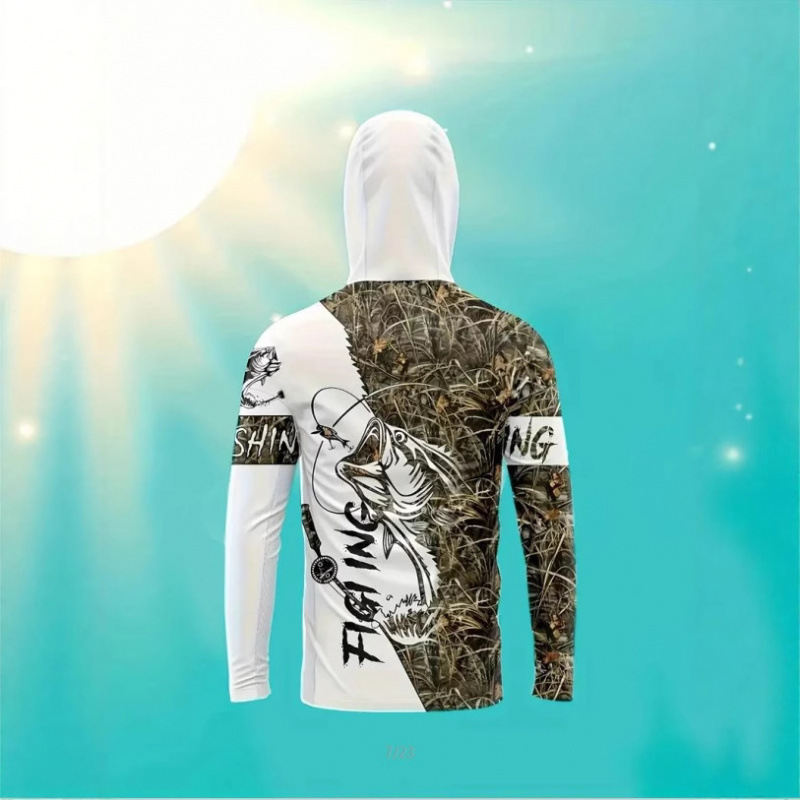 Casual Outdoor Sun-protective Clothing For Fishing Top