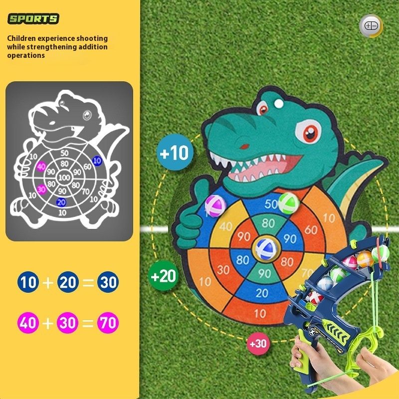 Children's Educational Toys Throwing Sticky Ball Target Dart Plate