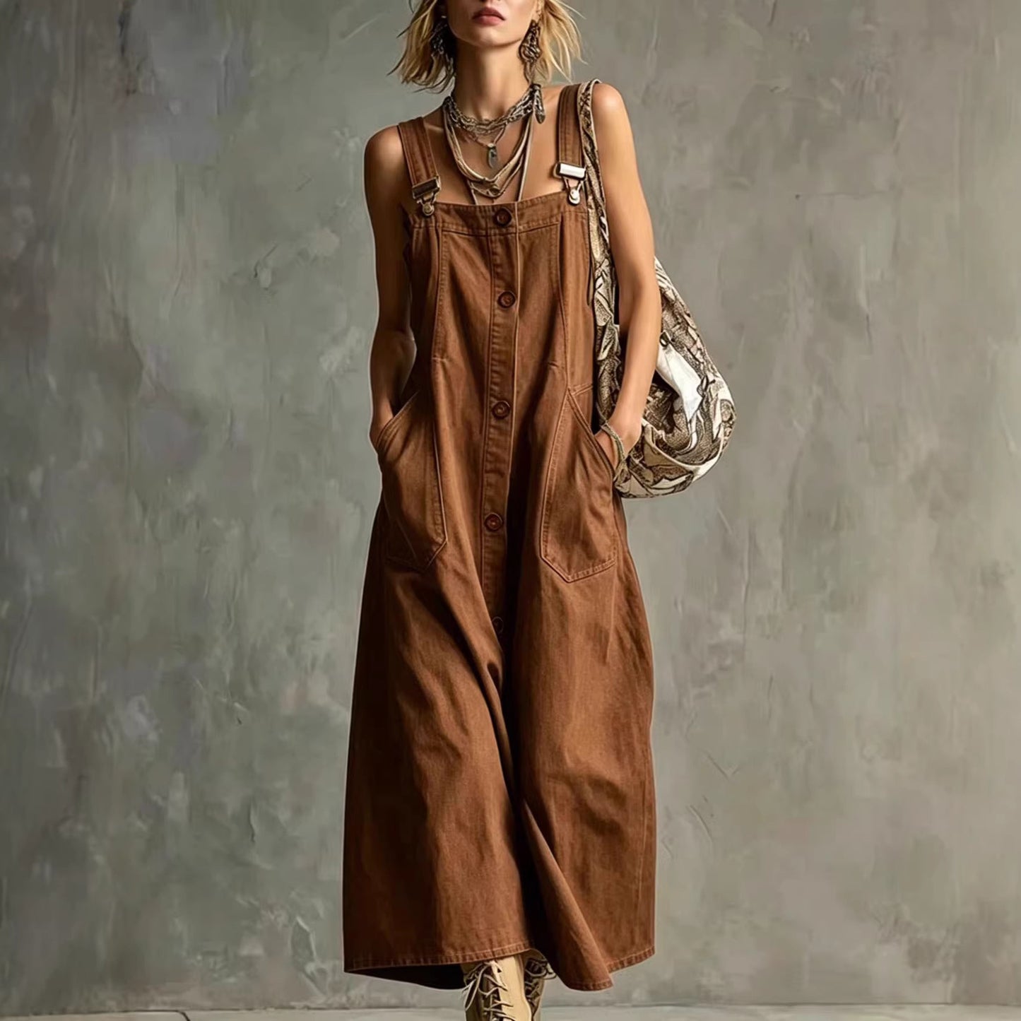 Womens Fashion Mid-length Off-shoulder Dress