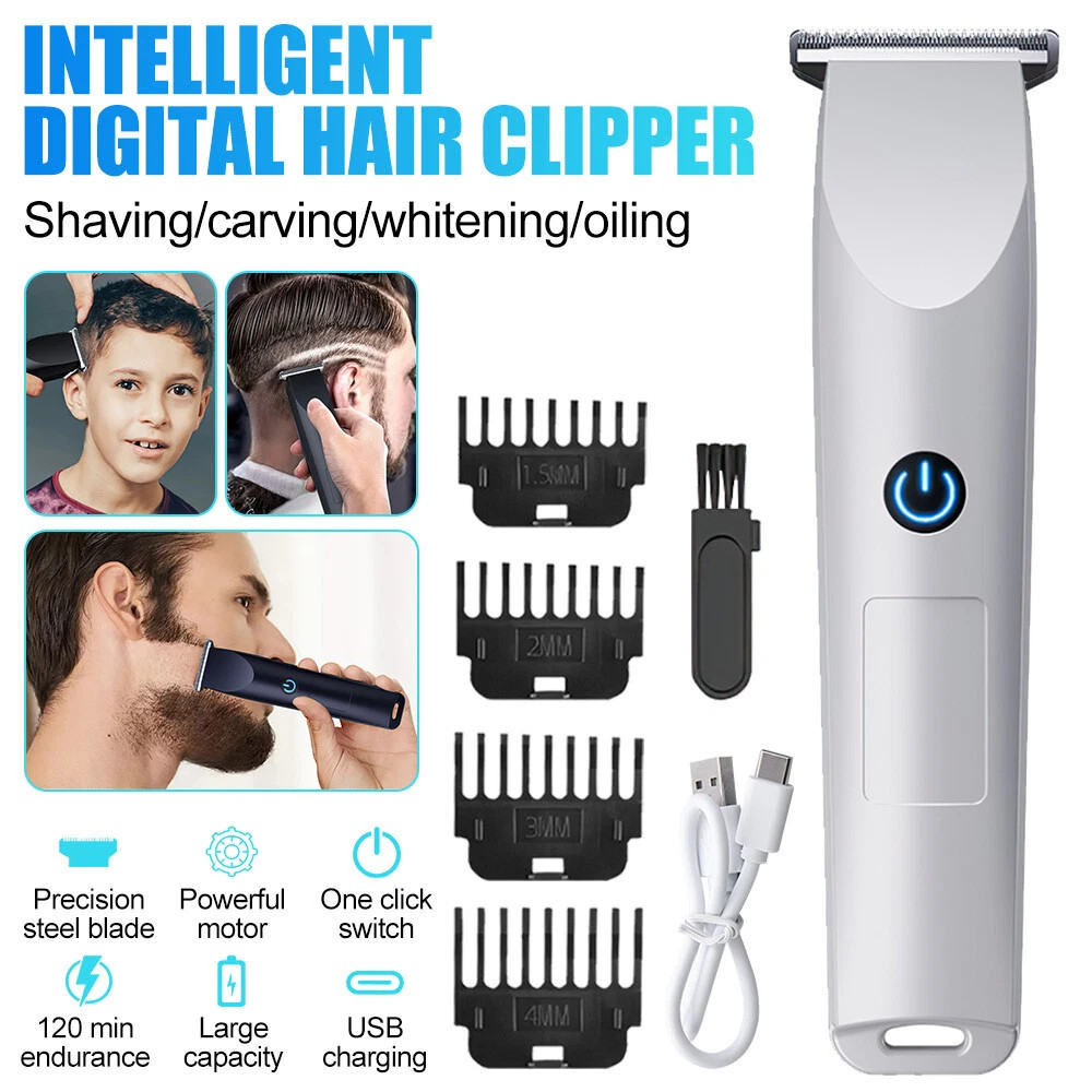 Men's Electric Beard Shaver Trimmer Razor Rechargeable Hair Shaving Machine USB