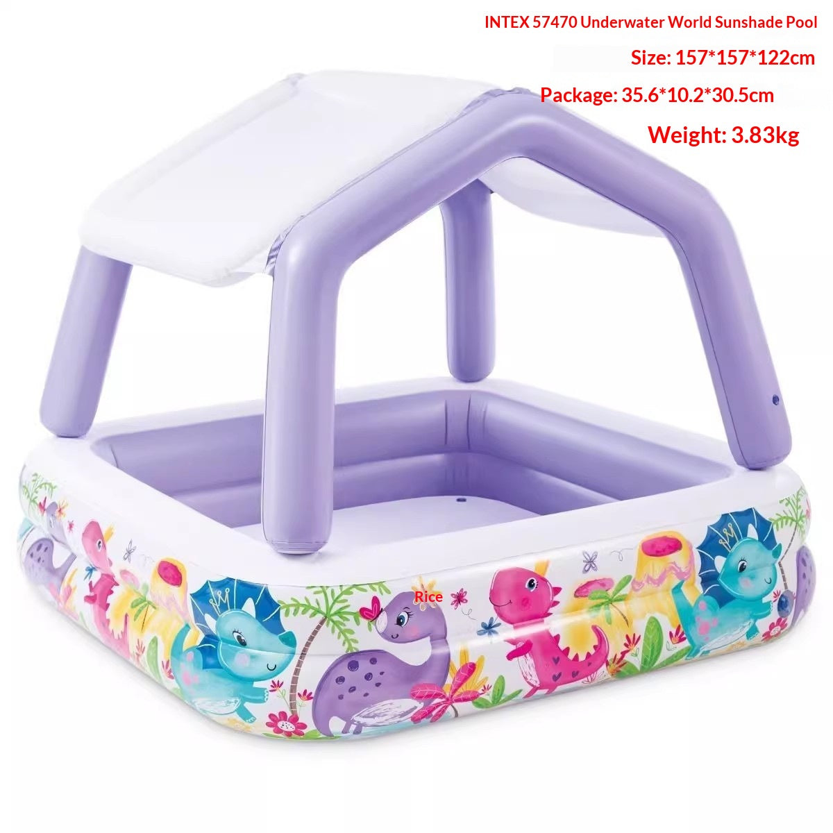 Thickened Inflatable Swimming Pool - Extra Large Family Ocean Ball Pit Paddling Pool for Adults and Kids Outdoor Water Play