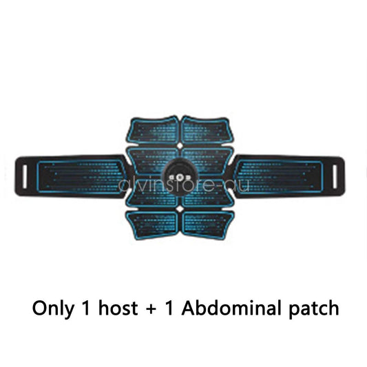 Wireless EMS Muscle Stimulator Toner ABS Abdominal Trainer Body Fitness Massager-Abdominal-patch-1set-300885