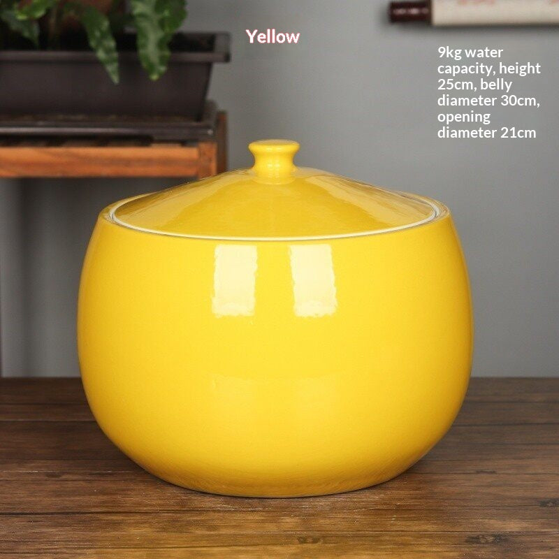 Jingdezhen Ceramic Tea Caddy With Lid Premium Quality