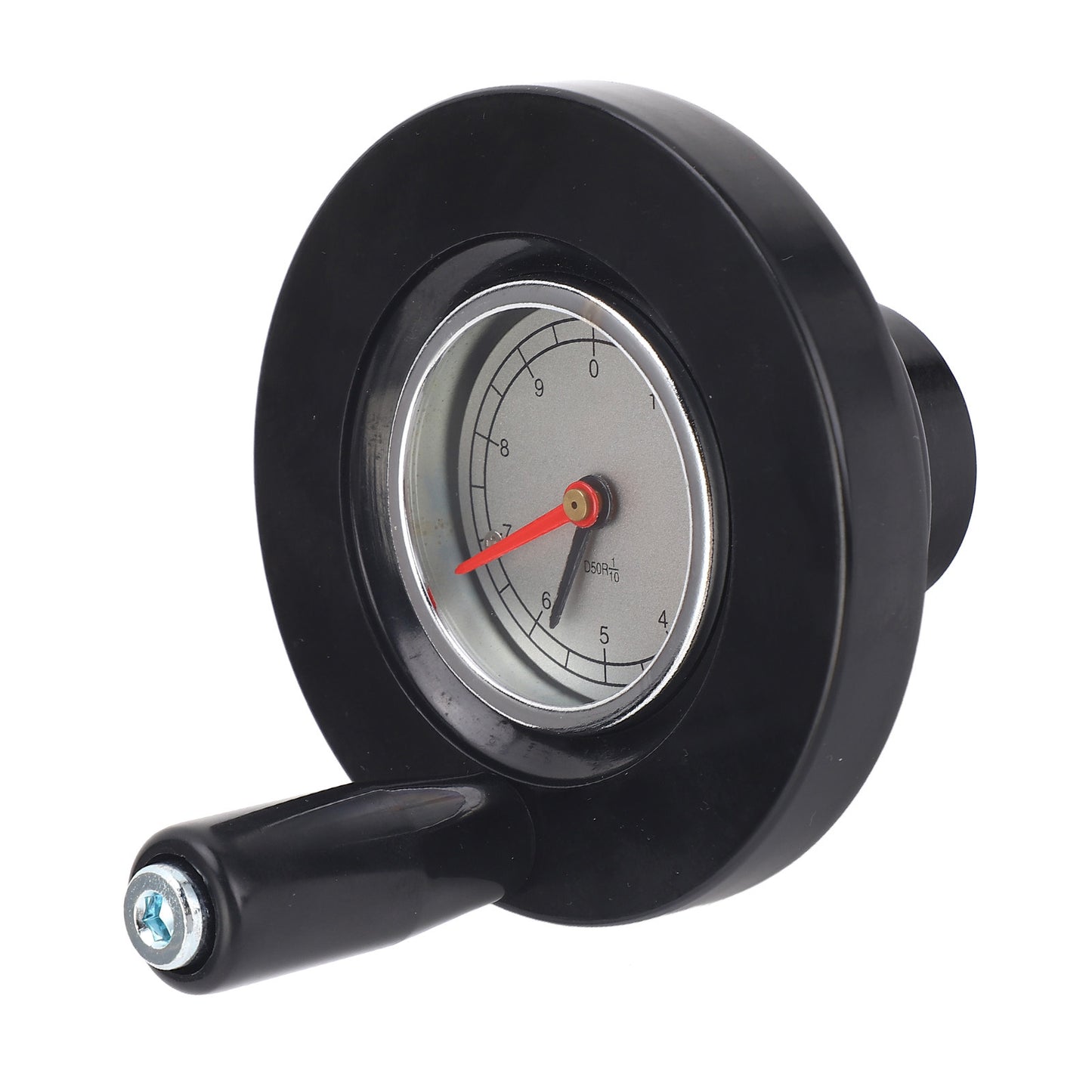 Dial Handwheel 12x100MM 0 To 9 Position Indicator Hand Wheel With Handle For Glass Food Die Casting Machinery