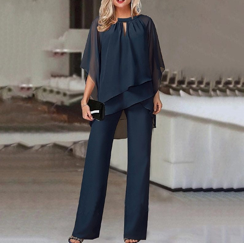 Fashion Solid Color Loose Casual Irregular Suit